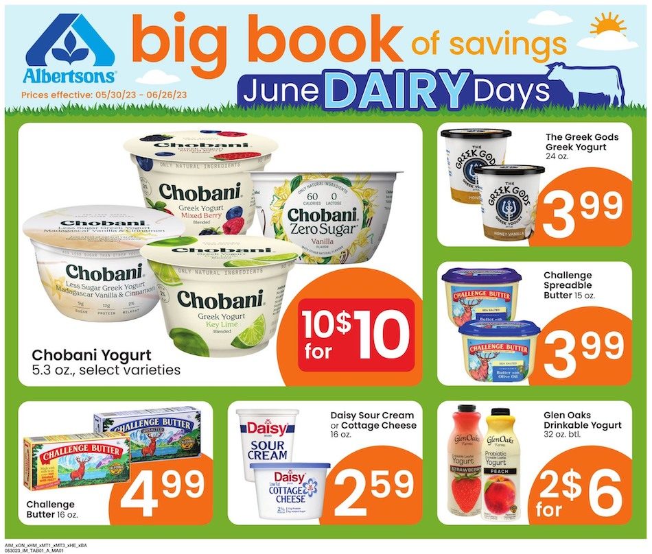 Albertsons Ad Big Book 31st May – 26th June 2023 Page 1