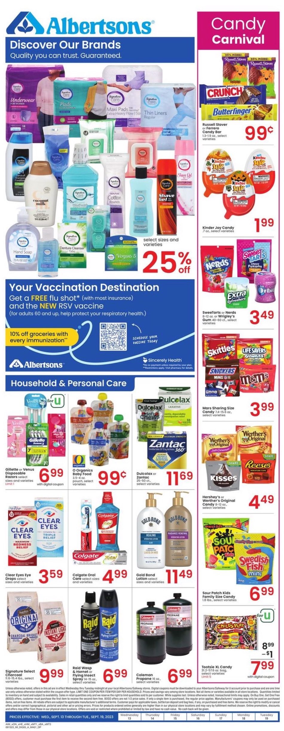 Albertsons Ad Home Health 13th – 19th September 2023 Page 1