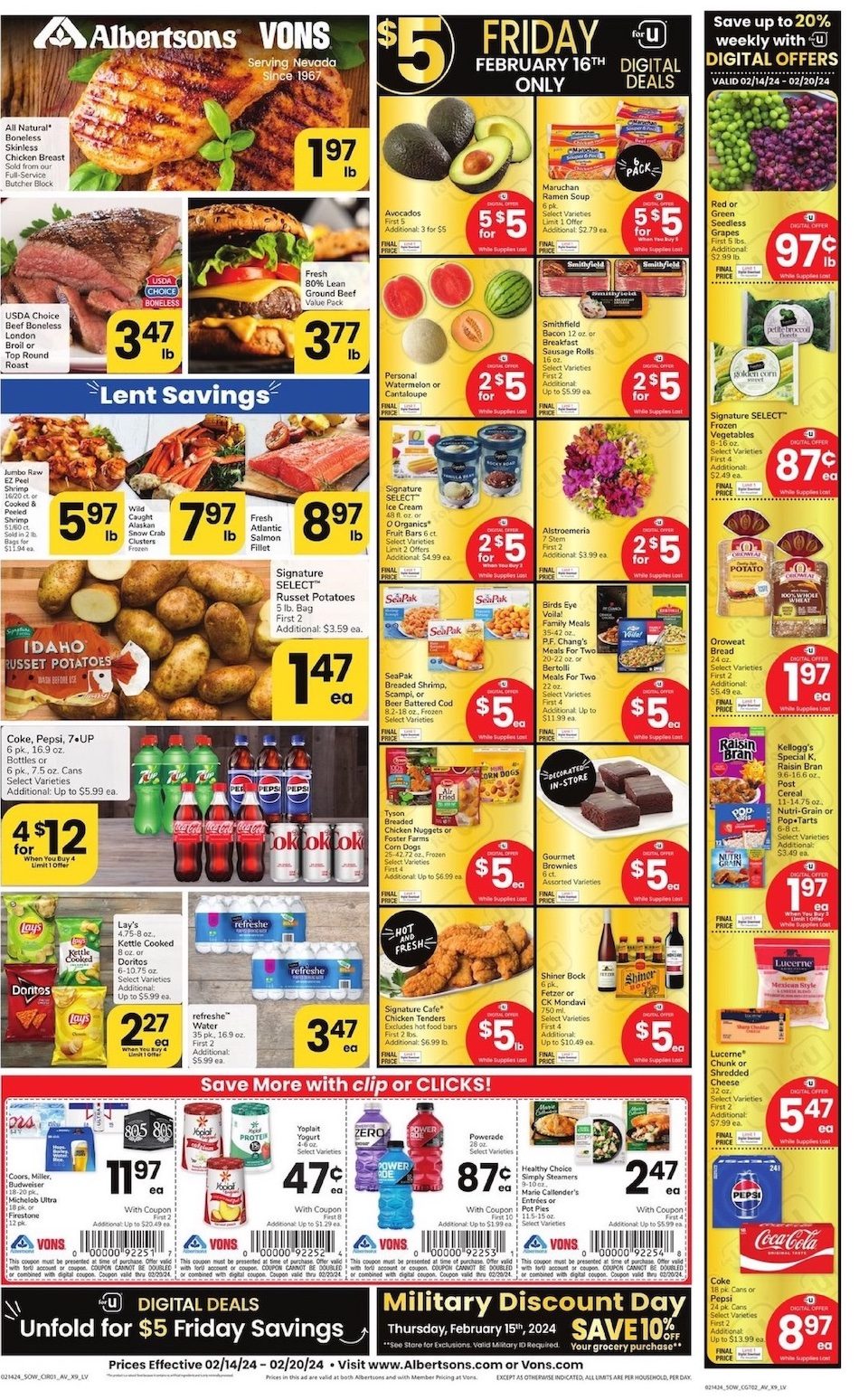 Albertsons Sale 14th – 20th February 2024 Page 1