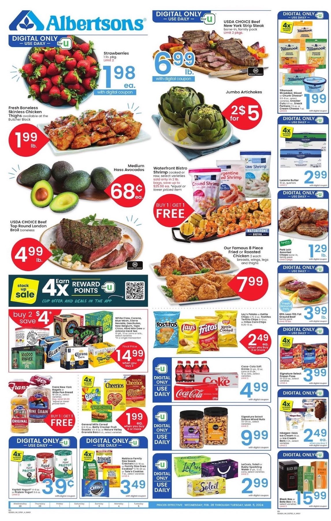 Albertsons Weekly Ad 28th February – 5th March 2024 Page 1