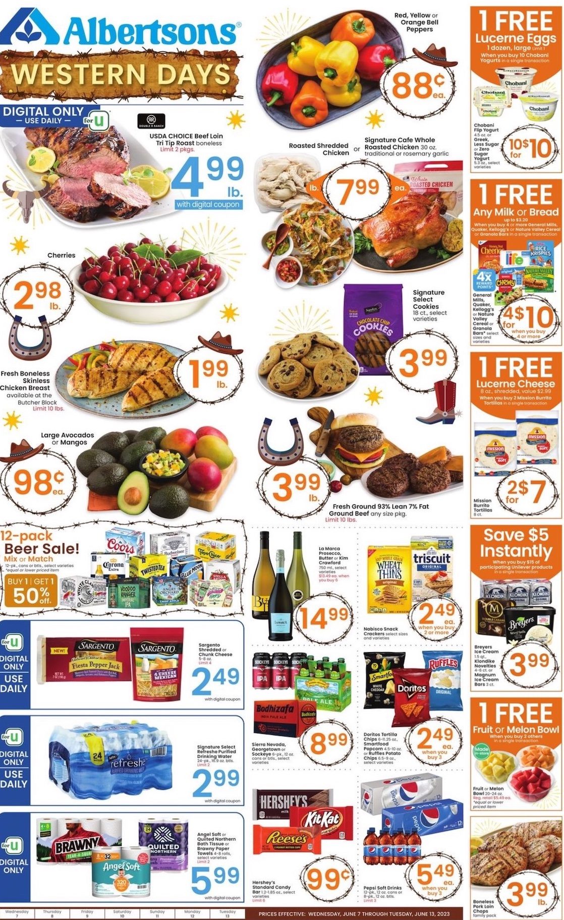 Albertsons Weekly Ad 7th – 13th June 2023 Page 1