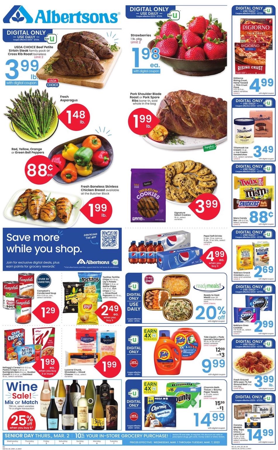 Albertsons Weekly Ad Sale 1st – 7th March 2023 Page 1