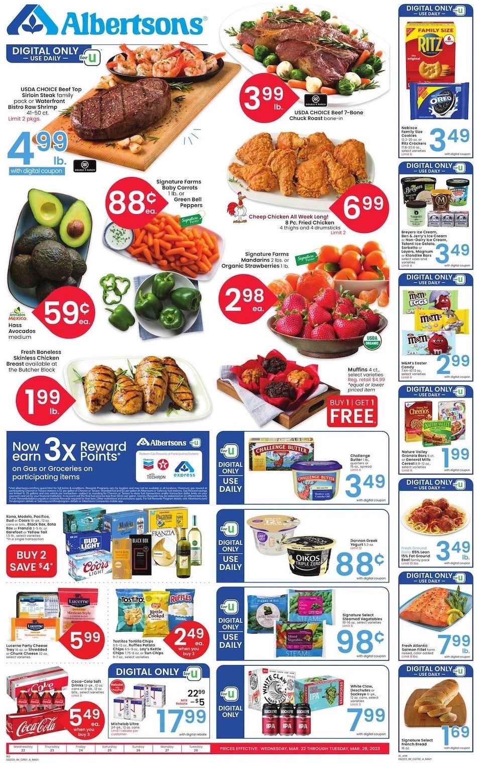 Albertsons Weekly Ad Sale 22nd – 28th March 2023 Page 1