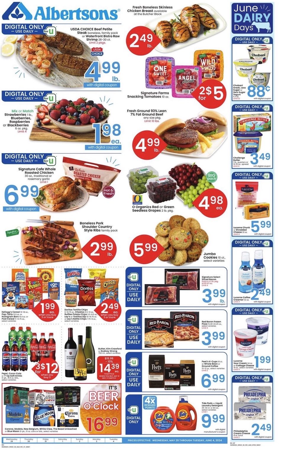 Albertsons Weekly Ad 29th May – 5th June 2024 Page 1