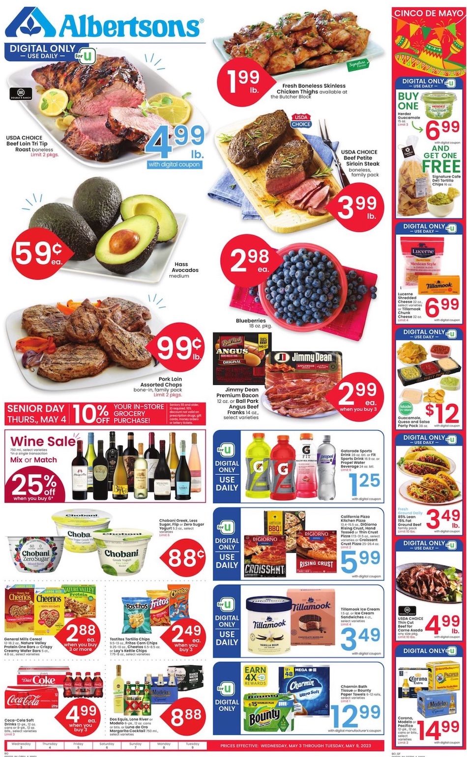 Albertsons Weekly Ad Sale 3rd – 9th May 2023 Page 1