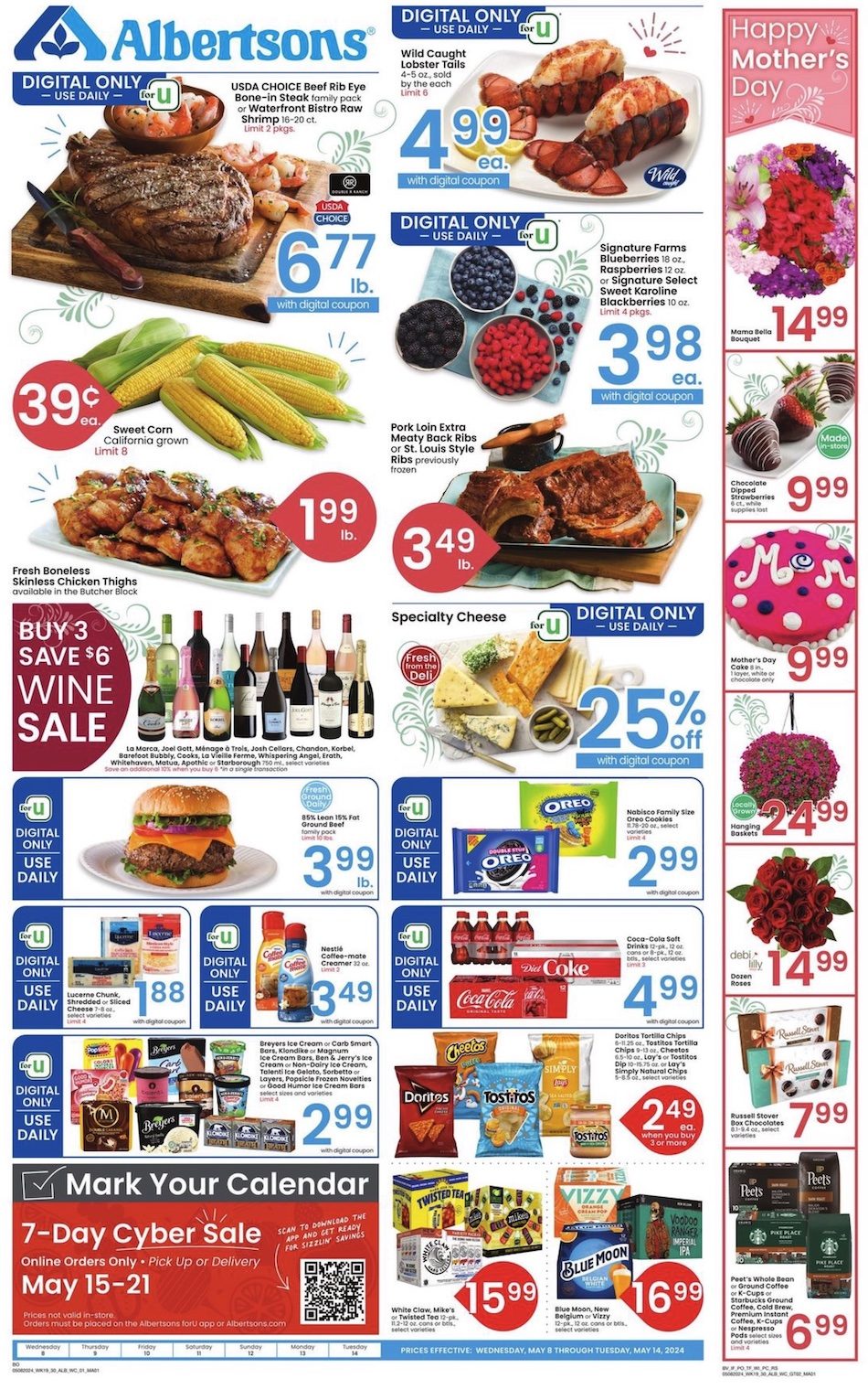 Albertsons Weekly Ad 8th – 14th May 2024 Page 1