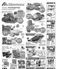 Albertsons Weekly Ad Thanksgiving 15th – 23rd November 2023 page 1 thumbnail