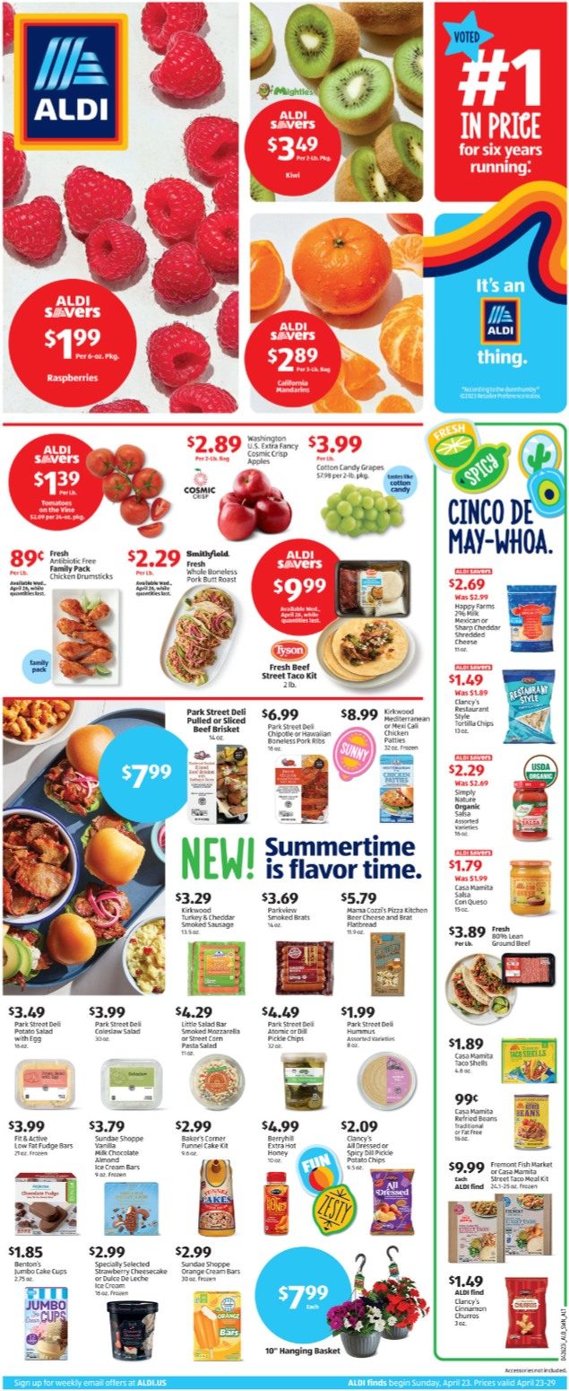 ALDI Weekly Ad Sale 23rd – 29th April 2023 Page 1