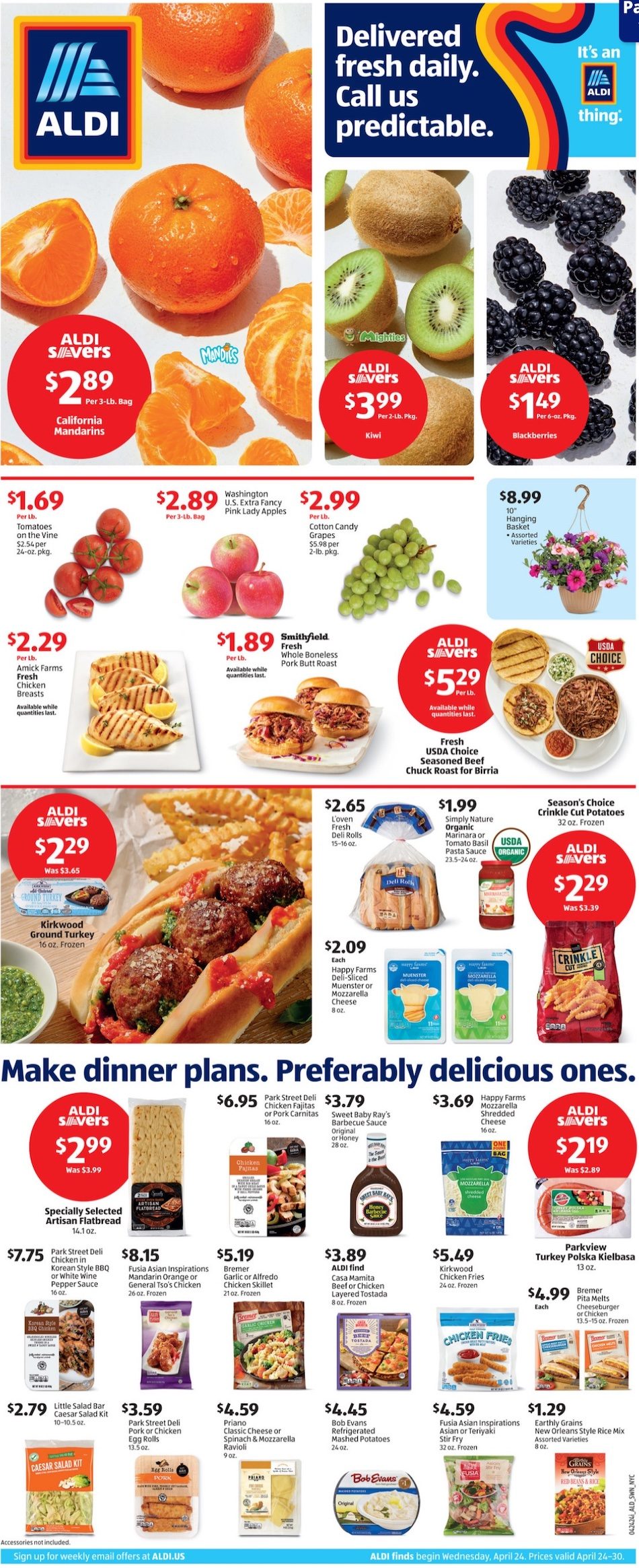 ALDI Weekly Ad 24th – 30th April 2024 Page 1
