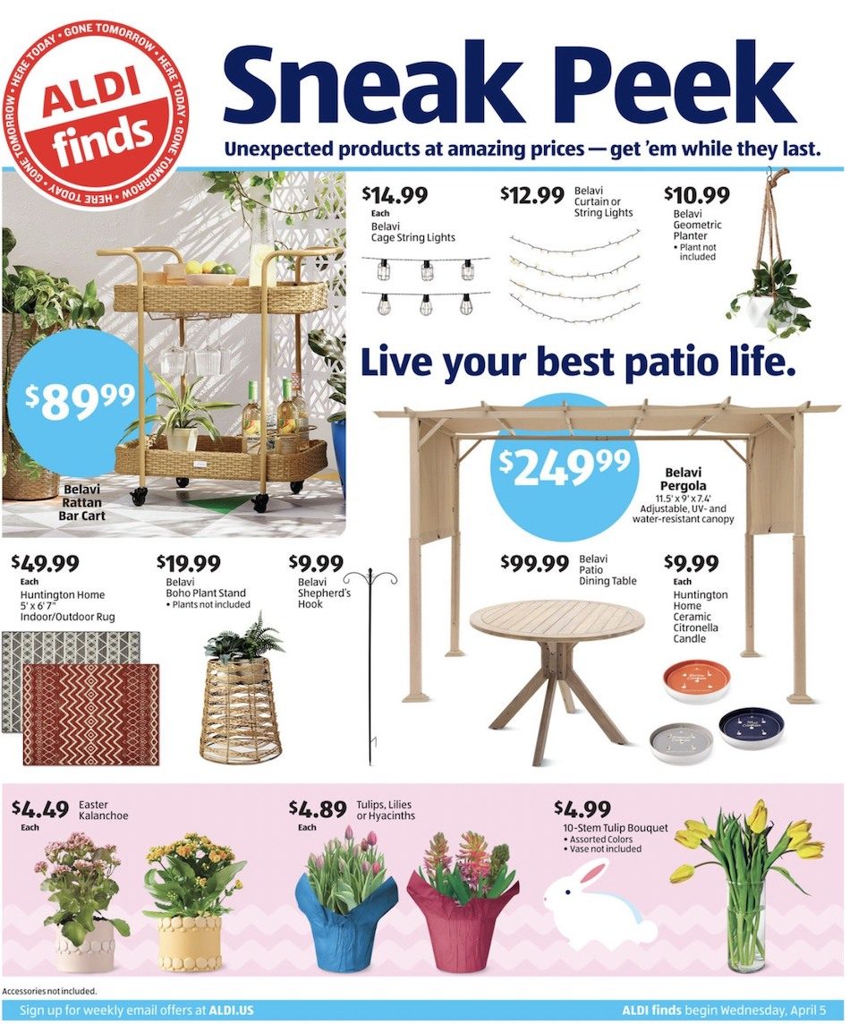 ALDI Weekly Ad Preview 5th – 11th April 2023 Page 1