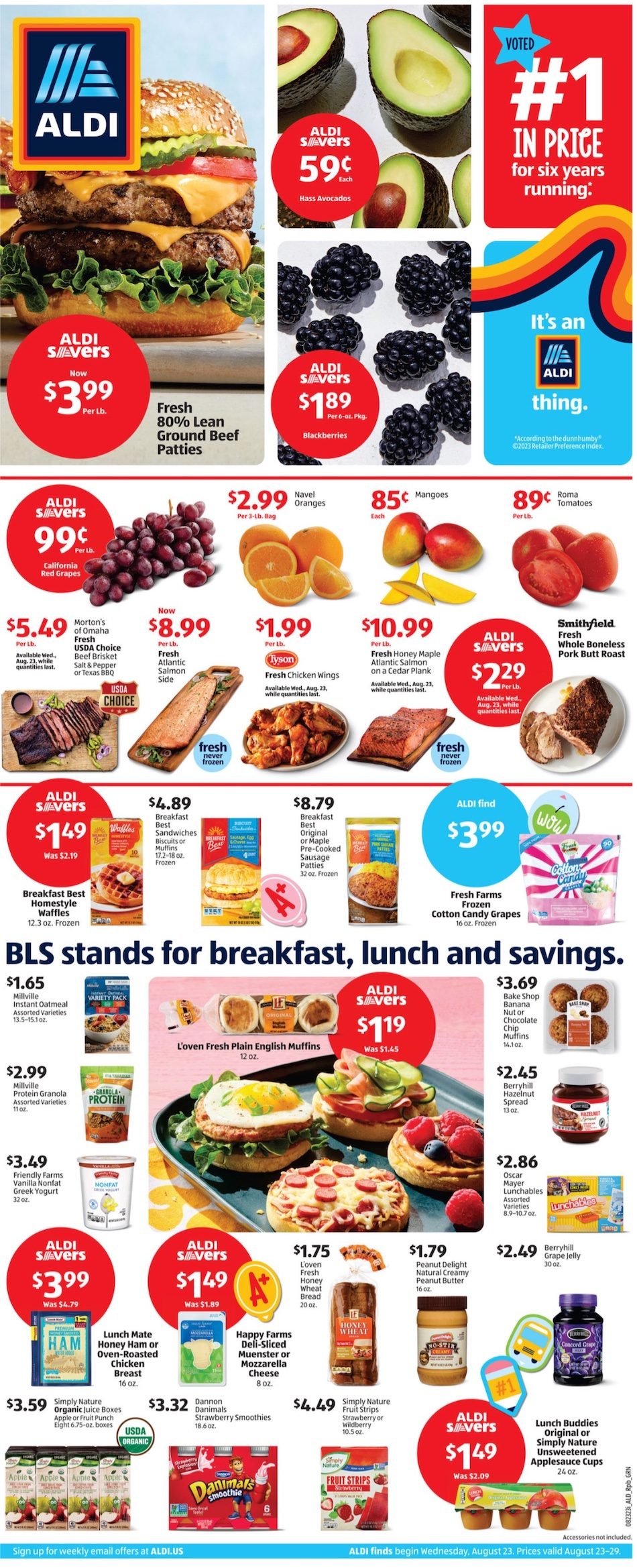 ALDI Weekly Ad 23rd – 29th August 2023 Page 1