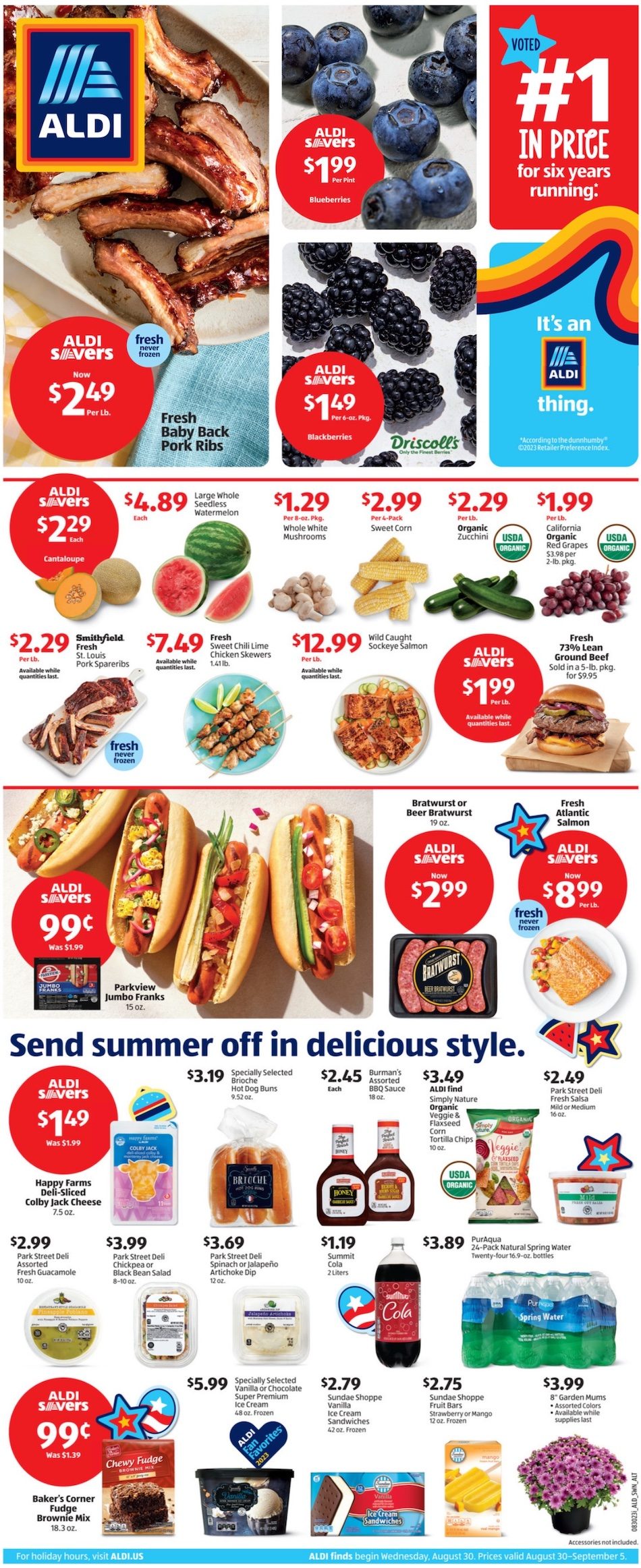 ALDI Weekly Ad 30th August – 5th September 2023 Page 1