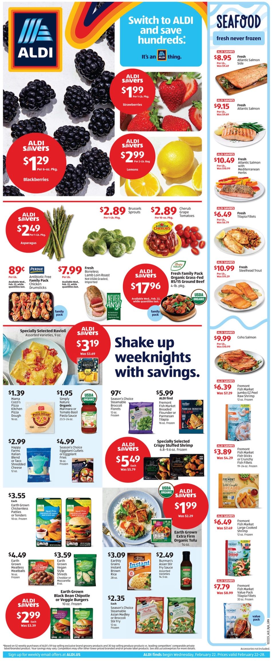 ALDI Weekly Ad Sale 22nd – 28th February 2023 Page 1