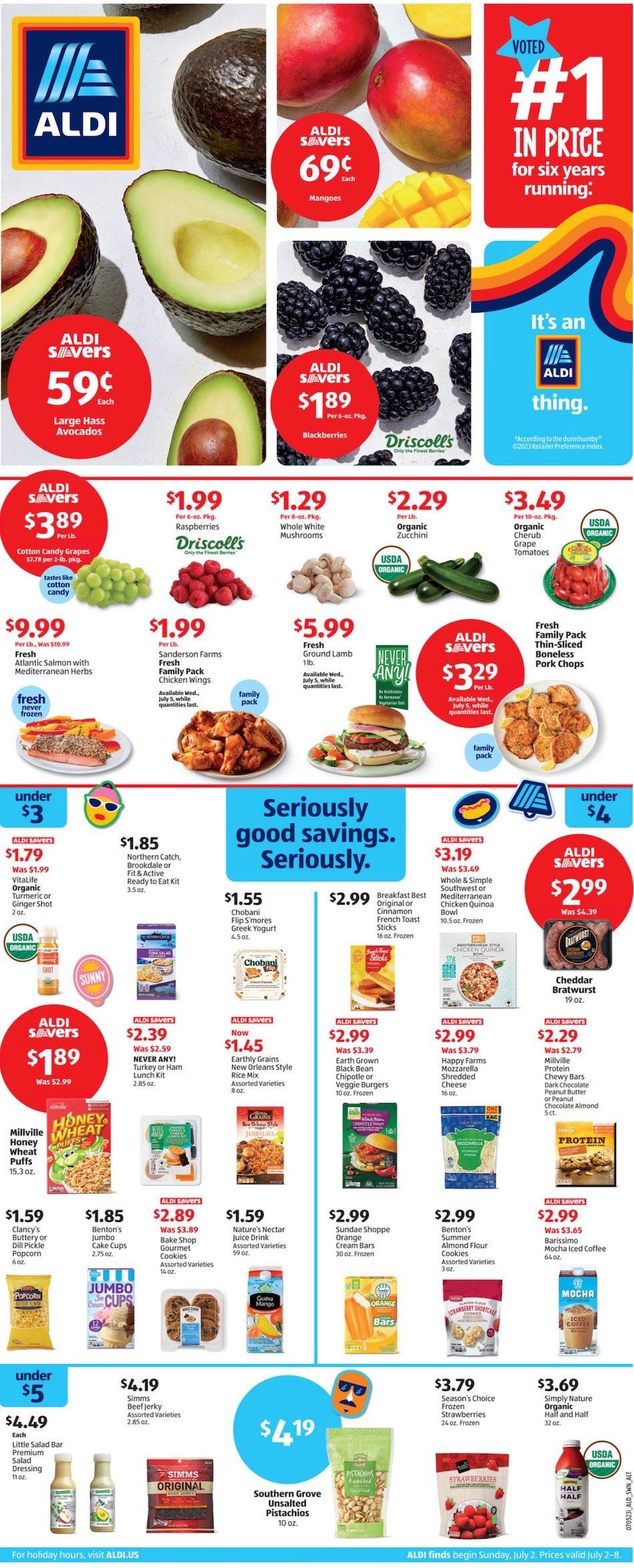 ALDI Weekly Ad 2nd – 8th July 2023 Page 1
