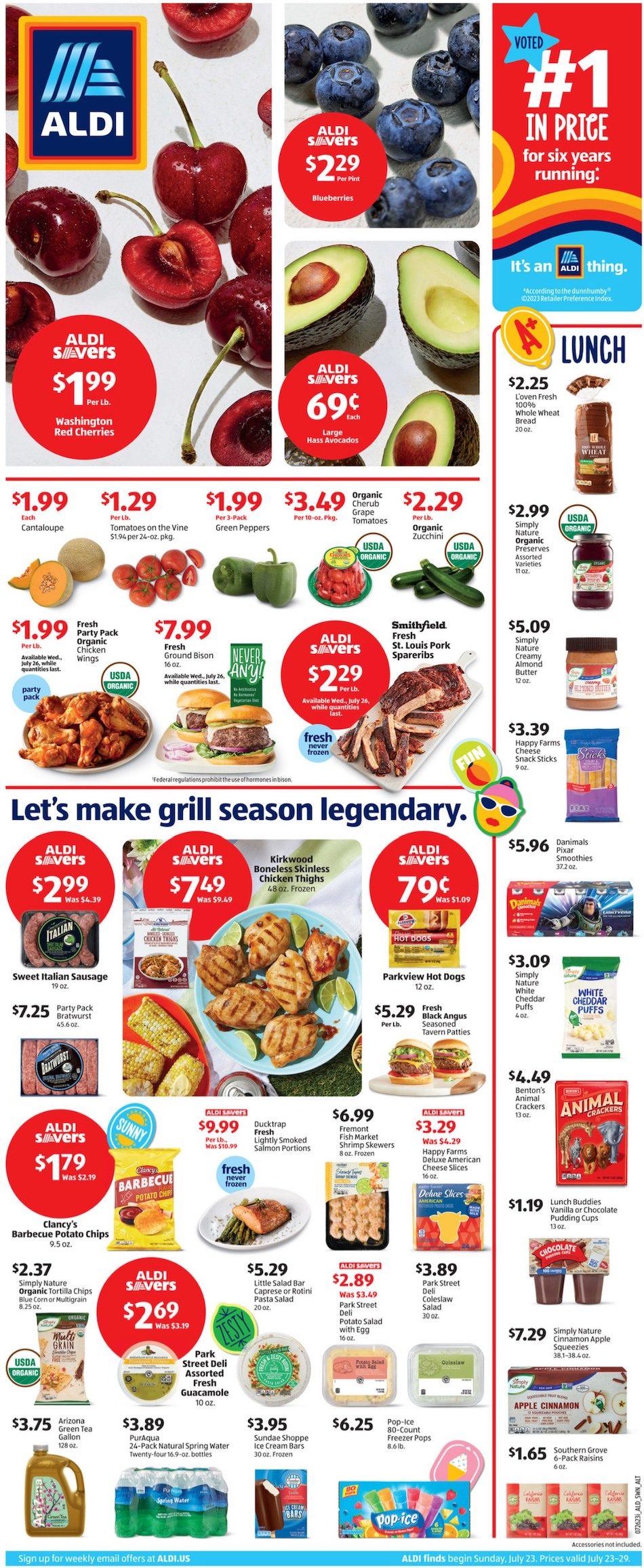 ALDI Weekly Ad 23rd – 29th July 2023 Page 1