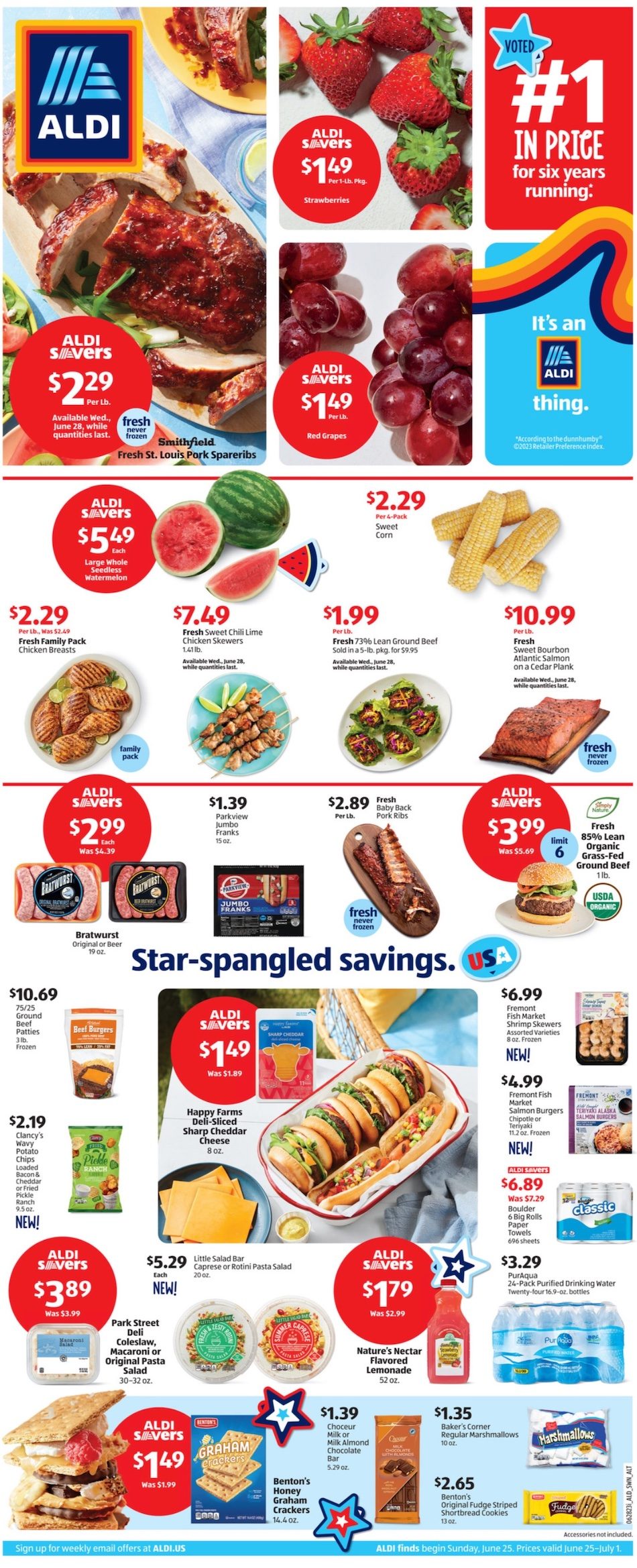 ALDI Weekly Ad 25th June – 1st July 2023 Page 1