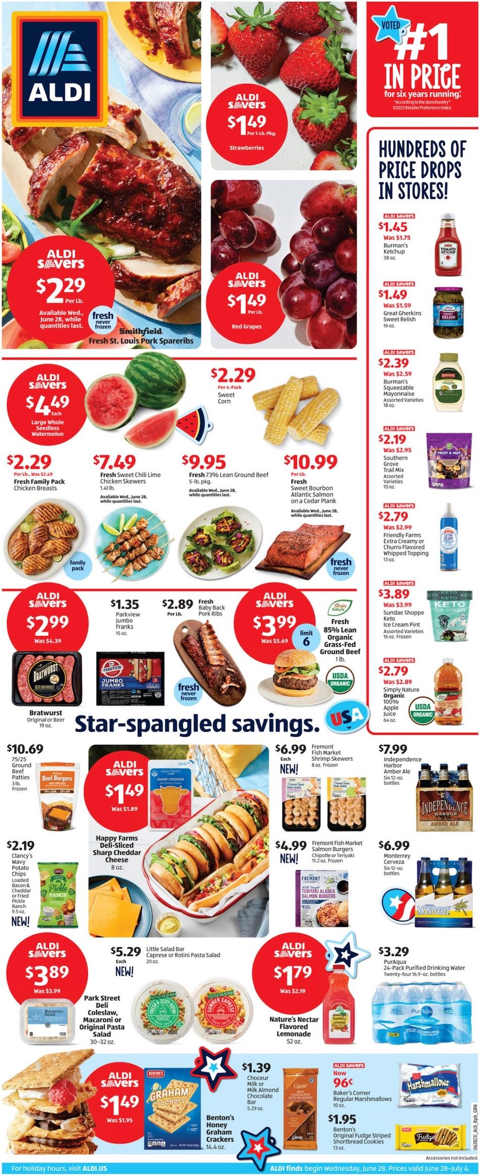 ALDI Weekly Ad 28th June – 4th July 2023 Page 1