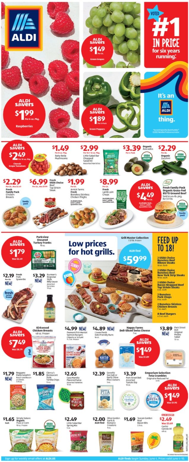 ALDI Weekly Ad Deals 4th – 10th June 2023 Page 1