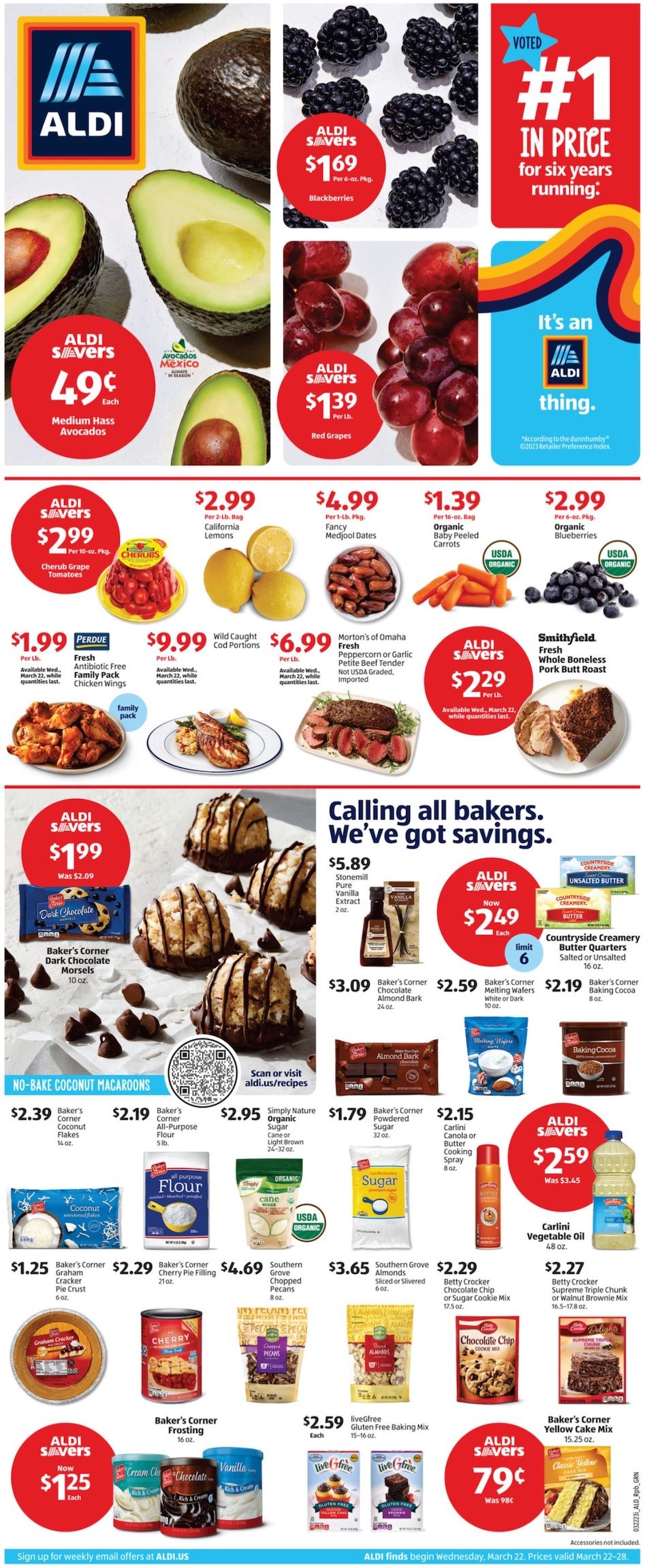 ALDI Weekly Ad Sale 22nd – 28th March 2023 Page 1