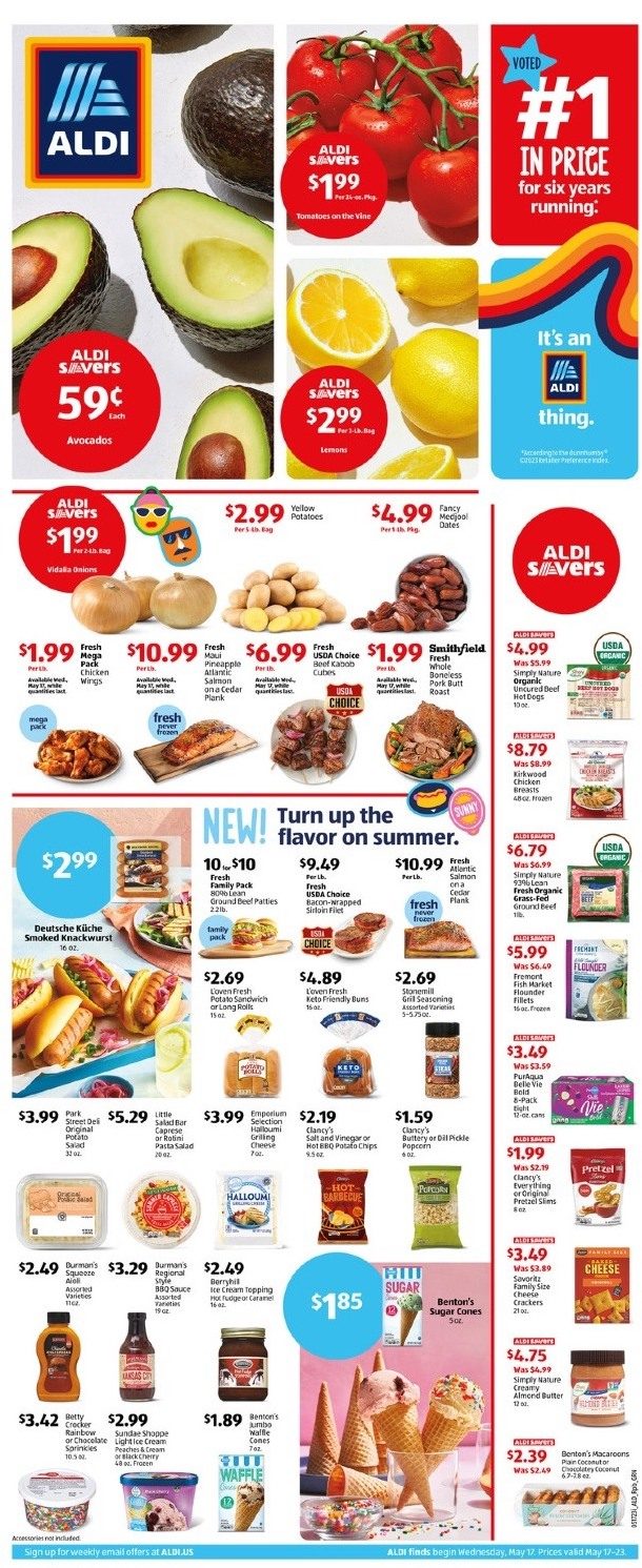 ALDI Weekly Ad Sale 17th – 23rd May 2023 Page 1