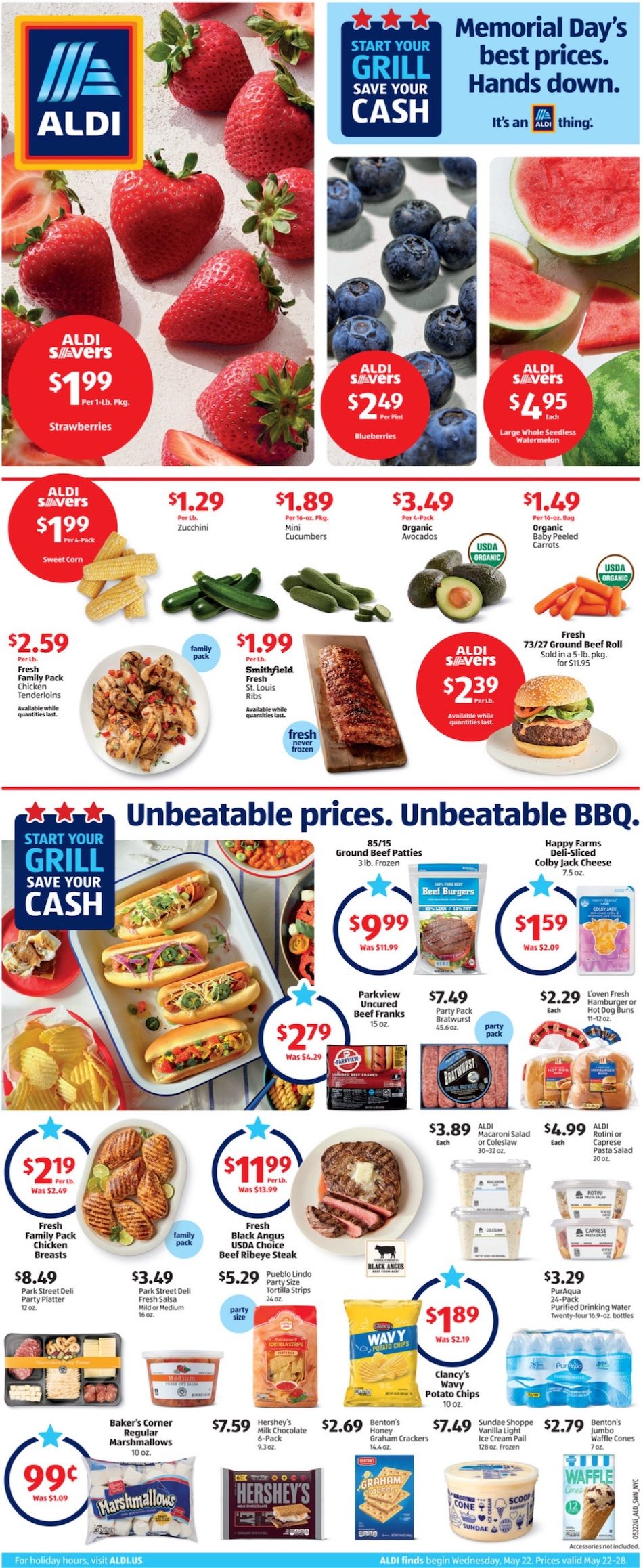 ALDI Weekly Ad 22nd – 28th May 2024 Page 1