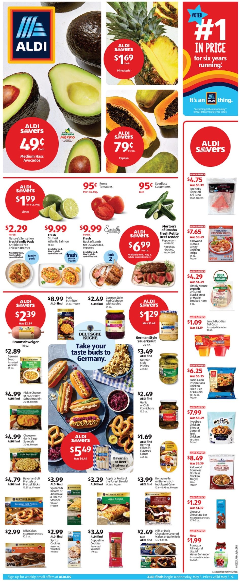 ALDI Weekly Ad Sale 3rd – 9th May 2023 Page 1