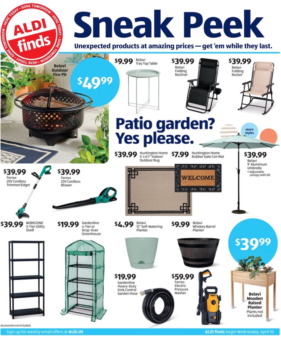 ALDI Weekly Ad Preview 10th – 16th April 2024 Page 1