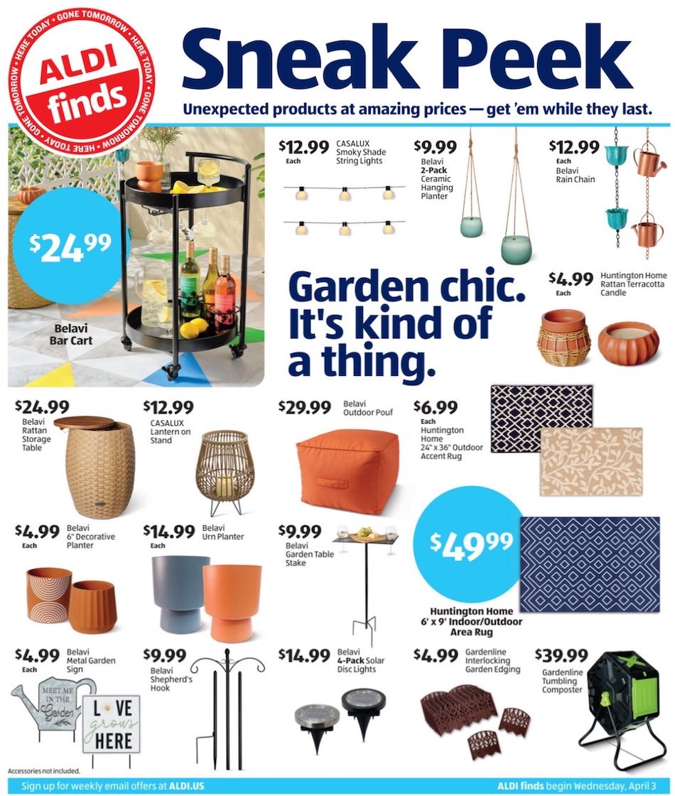 ALDI Weekly Ad Preview 3rd – 9th April 2024 Page 1