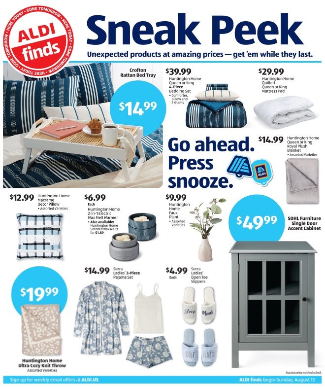 ALDI Weekly Ad Preview 13th – 19th August 2023 Page 1