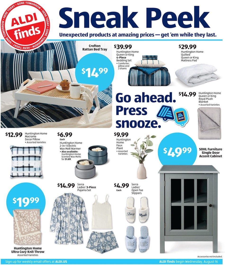 ALDI Weekly Ad Preview 16th – 22nd August 2023 Page 1