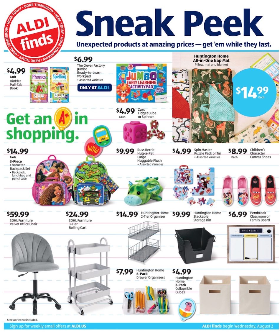 ALDI Weekly Ad Preview 2nd July – 8th August 2023 Page 1