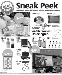 ALDI Weekly Ad Preview 9th – 15th August 2023 page 1 thumbnail