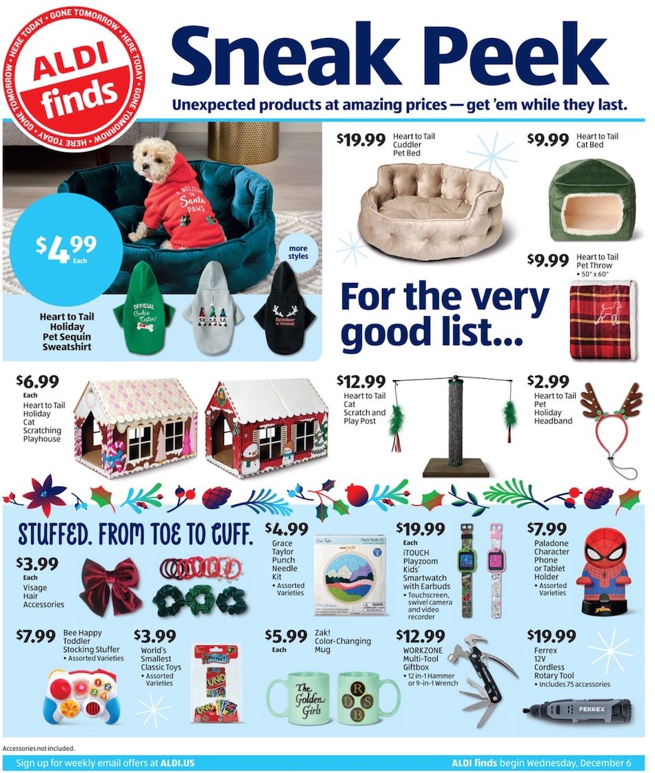 ALDI Weekly Ad Preview 6th – 12th December 2023 Page 1