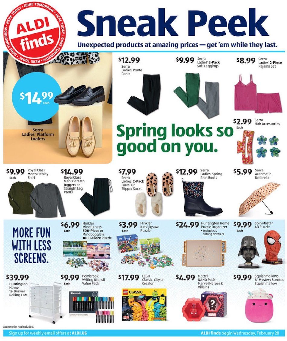 ALDI Weekly Ad Preview 28th February – 5th March 2024 Page 1