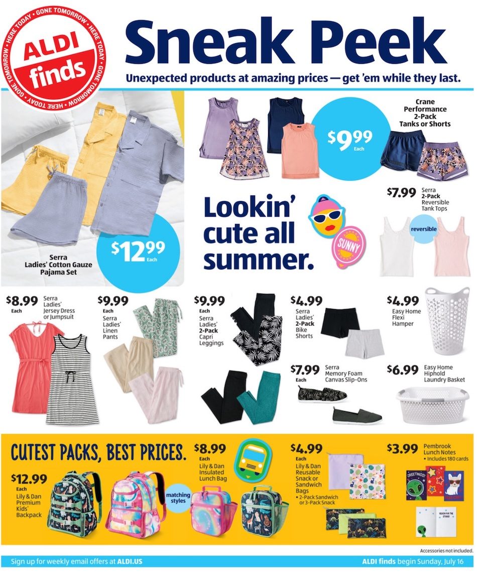 ALDI Ad Preview 16th – 22nd July 2023 Page 1