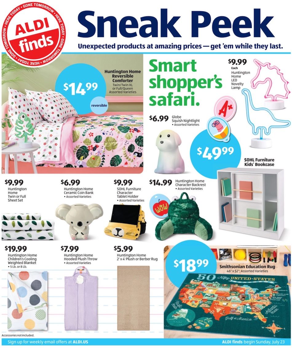 ALDI Weekly Ad Preview 23rd – 29th July 2023 Page 1