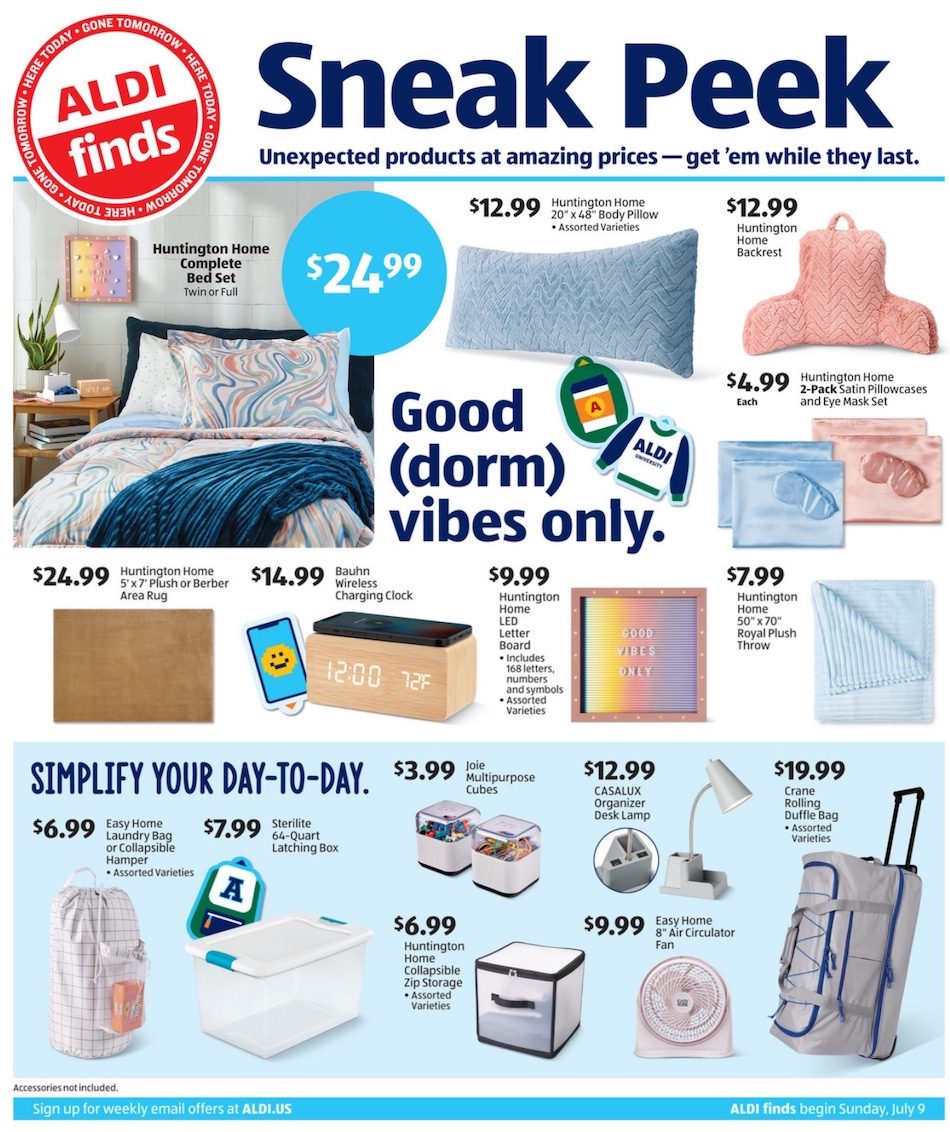 ALDI Weekly Ad Preview 9th – 15th July 2023 Page 1
