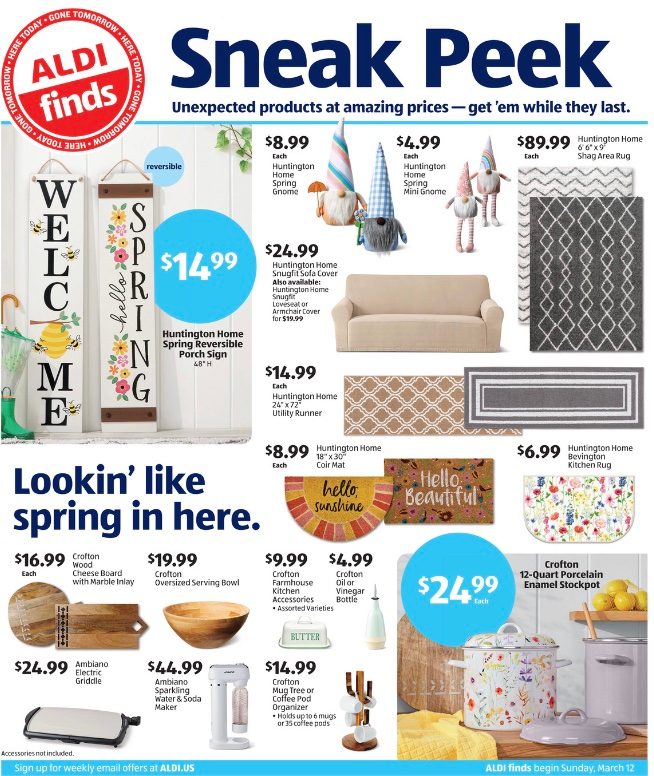 ALDI Weekly Ad Preview 12th – 18th March 2023 Page 1