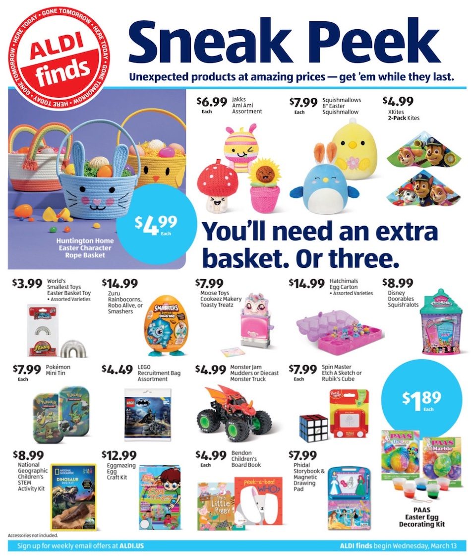 ALDI Weekly Ad Preview 13th – 19th March 2024 Page 1