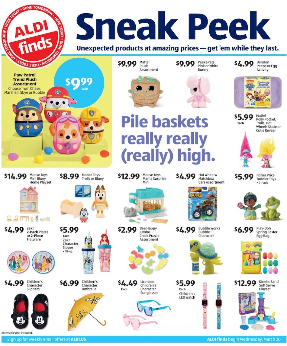ALDI Weekly Ad Preview 20th – 26th March 2024 Page 1
