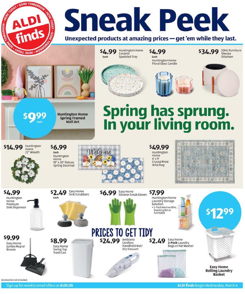 ALDI Weekly Ad Preview 6th – 12th March 2024 Page 1
