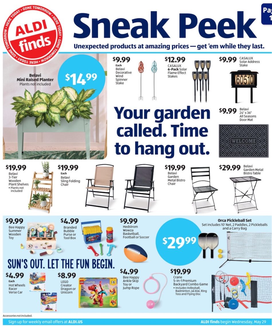 ALDI Weekly Ad Preview 29th May – 6th June 2024 Page 1