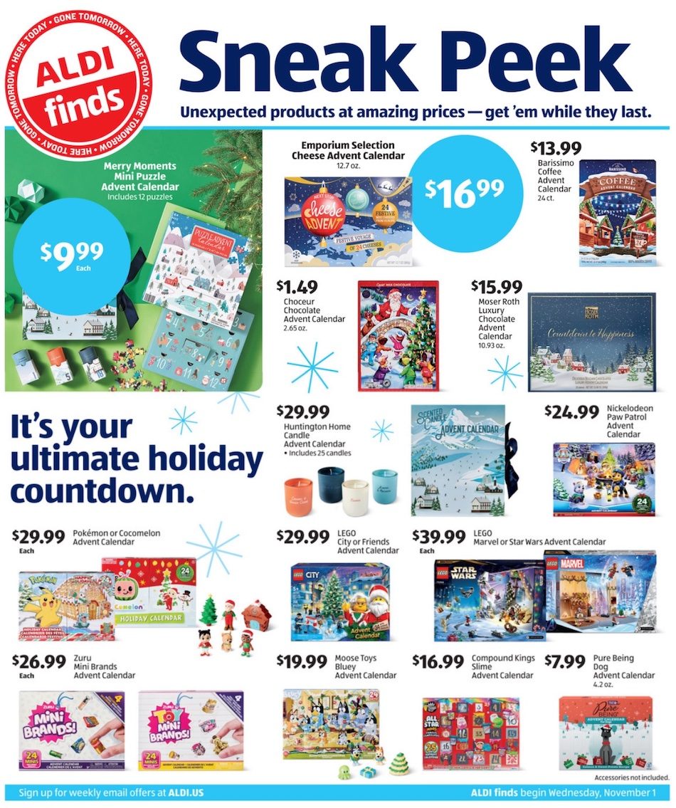 ALDI Weekly Ad Preview 1st – 7th November 2023 Page 1