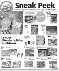 ALDI Weekly Ad Preview 1st – 7th November 2023 page 1 thumbnail