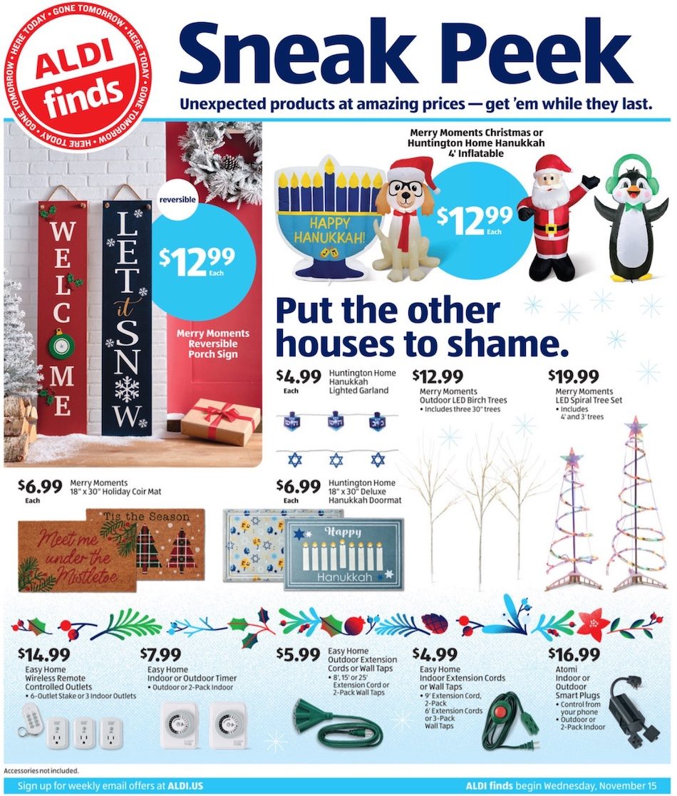 ALDI Weekly Ad Preview 15th – 21st November 2023 Page 1