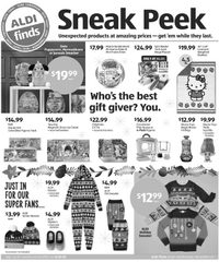 ALDI Weekly Ad Preview 22nd – 28th November 2023 page 1 thumbnail