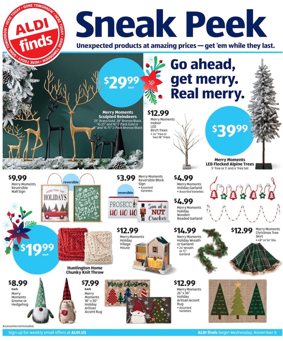 ALDI Weekly Ad Preview 8th – 14th November 2023 Page 1