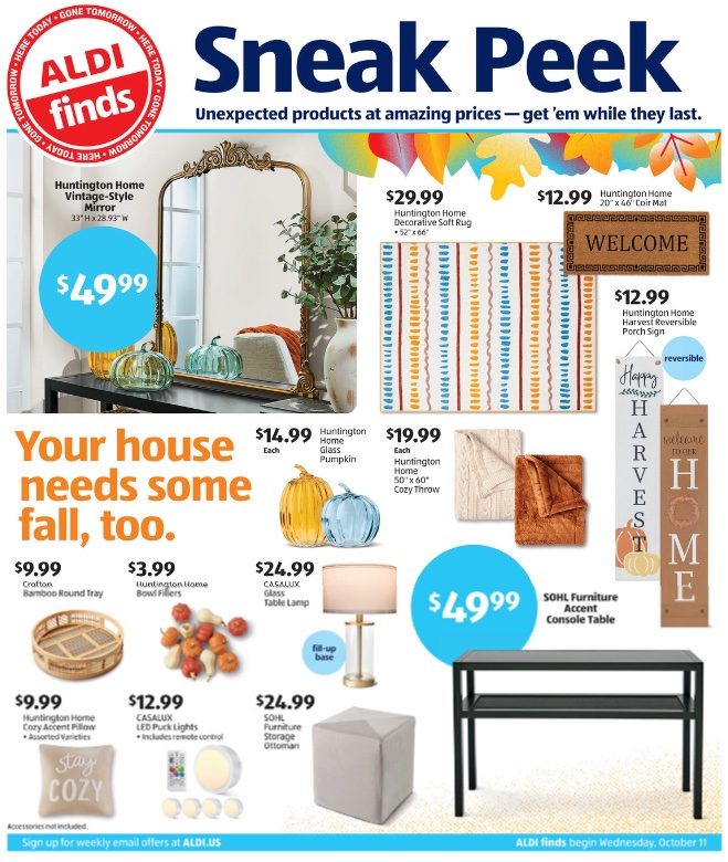 ALDI Weekly Ad Preview 11th – 17th October 2023 Page 1