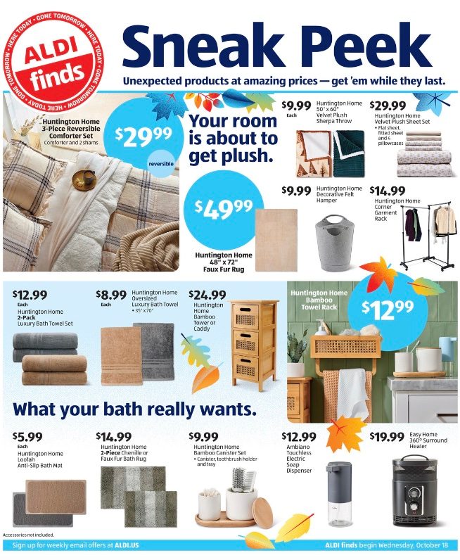 ALDI Weekly Ad Preview 18th – 24th October 2023 Page 1
