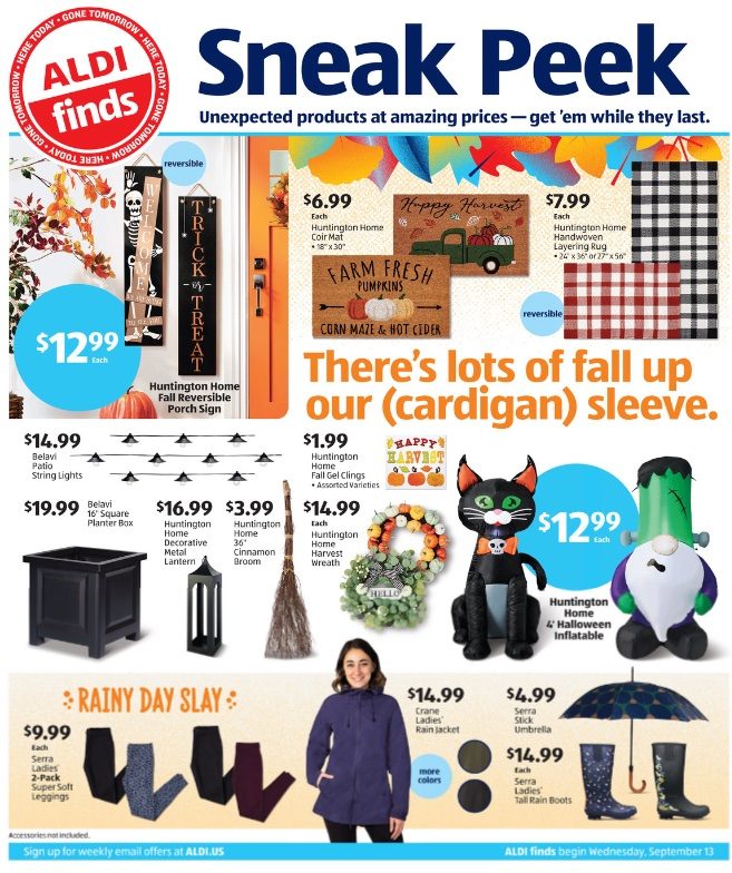 ALDI Weekly Ad Preview 13th – 20th September 2023 Page 1